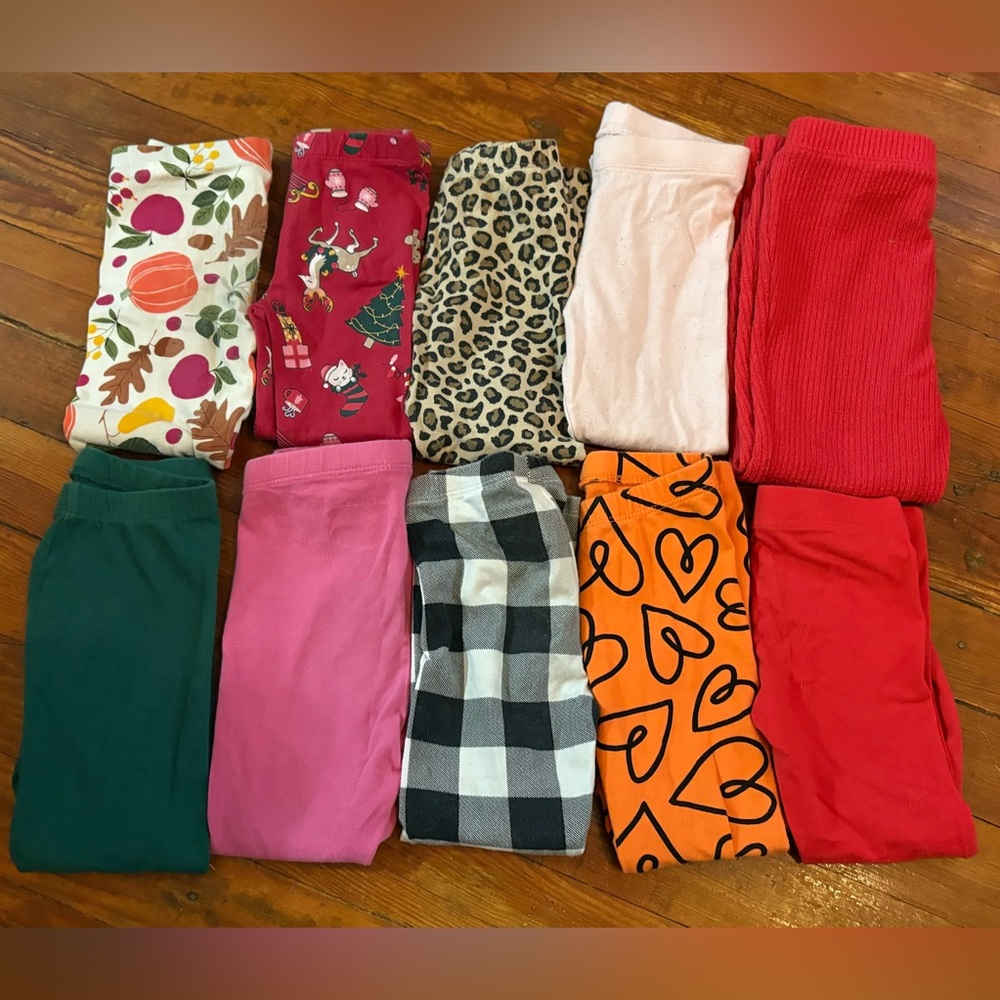 10 pairs of 3t leggings! Comfy for fall and winter!